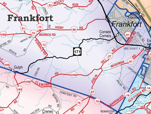 Map image of Village of Frankfort